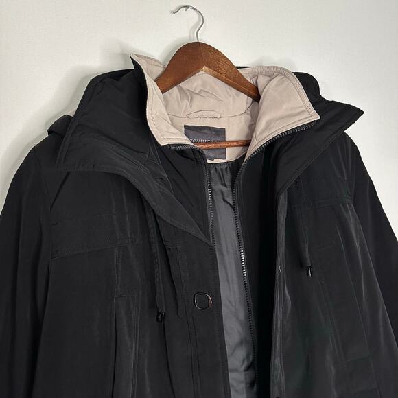 Covington Warm, Black Jacket with Detachable Hood - Picture 4 of 15
